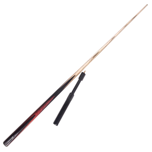 正品BS白沙四星斯诺克黑8黑八台球杆英式小头4星分体通杆16桌球