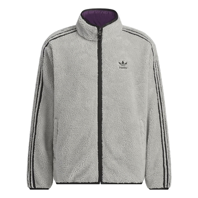 阿迪达斯三叶草男款双面穿羽绒服