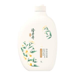 隆力奇洋甘菊清新爽洁自然香氛持久留香沐浴露旗舰店家庭大瓶装1L