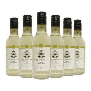 开普山小瓶红酒南非原瓶原装进口N5白诗南白葡萄酒6支装187ml整箱