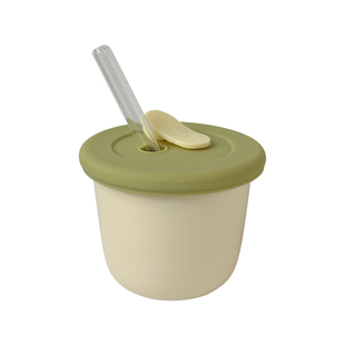 适用于瑞幸超大杯PP杯密封硅胶盖9.6cm吸管杯咖啡杯陶瓷杯子带盖