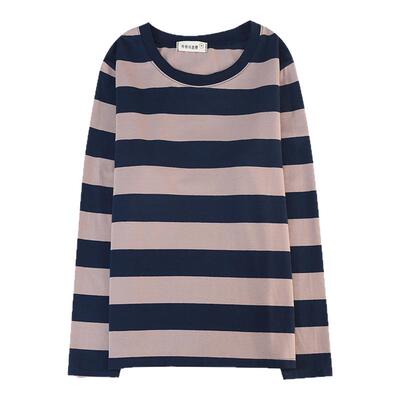 纯棉长袖t恤女春秋薄款