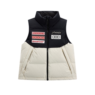 phenix菲尼克斯国家队户外羽绒马甲男女款2025防泼水加厚保暖外套