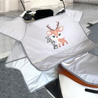 电动车挡风被夏季加大防晒现货批发罩四层拉链隔热口袋电瓶车遮阳