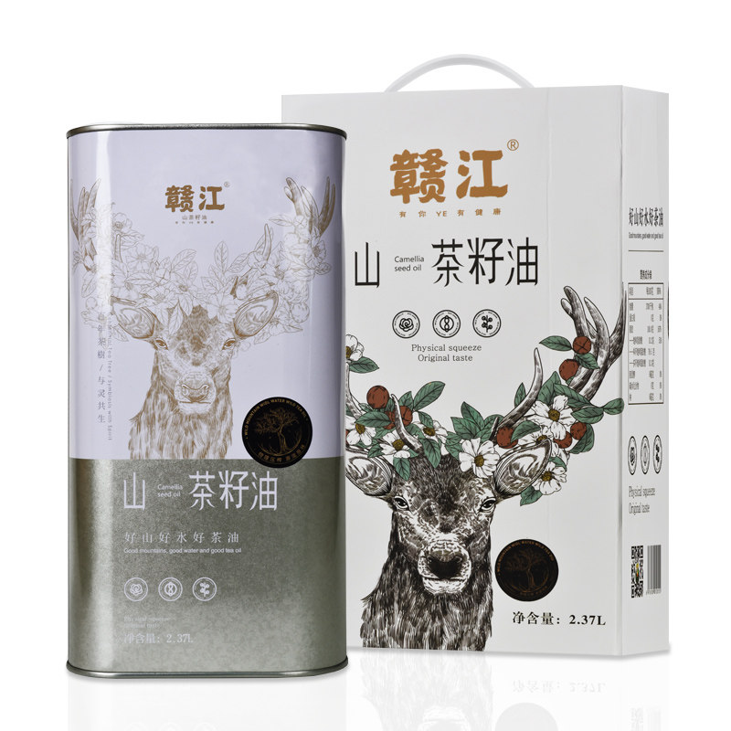 赣江山茶油食用油2.37L江西山茶油