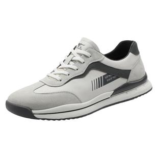 七匹狼男鞋真皮男潮流休闲鞋春春秋新款男款跑步运动鞋透气旅游鞋