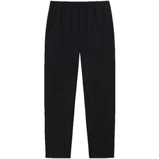 安踏舒乐型动裤丨易打理运动长裤男士冬季新款防泼水直筒休闲裤子