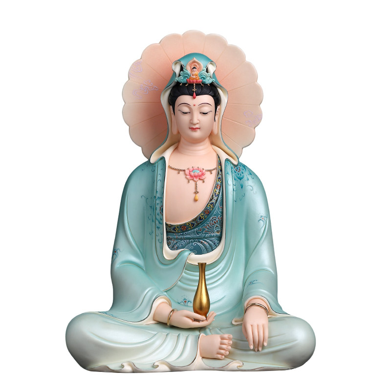陶瓷观世音菩萨佛像礼品艺术收藏