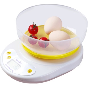 法焙客电子秤家用 小型食物称厨房小秤重食品克秤托盘秤 烘焙工具