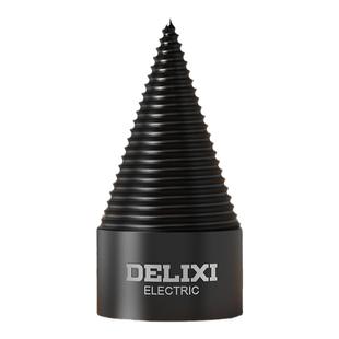 德力西劈柴神器家用农村劈材破木头电锤钻头大号砍柴火专用分裂器