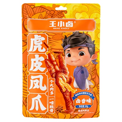 王小卤虎皮凤爪68g*5袋