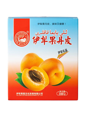 果乐祥水果果丹皮200克新疆伊犁苹果零食非山楂配料干净混合口味