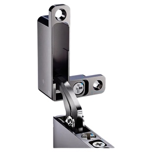 悍高 隐藏式天地铰链二段力重型105度衣橱柜门铝框玻璃门隐形合页