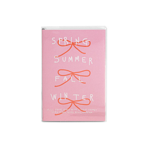 韩国livework手绘风365网格涂鸦万年型手账计划日程本工作记事本