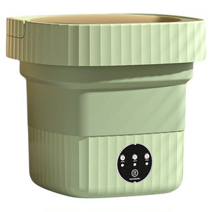 全自动折叠内衣裤小型洗衣机洗脱一体涡轮迷你宿舍专用洗袜子机