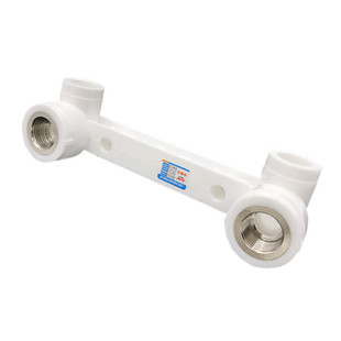 ppr双连体内丝弯头热熔接头20 25淋浴花洒龙头家用管件水管配件