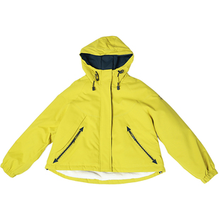 oo&vv26早春新款户外运动冲锋衣女加绒休闲百搭连帽保暖夹克外套