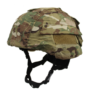 跨境亚马逊MICH2000二代盔布战术头盔 CP 黑MC盔罩 魔术贴配重包