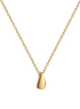 钛钢小水滴项链女轻奢小众高级感