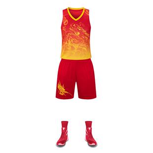 篮球服套装端午节龙舟比赛服男速干运动透气背心球服夏季训练队服