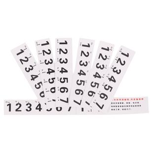 钢琴键盘贴纸88键61电子琴手卷琴键五线谱简谱按键音符音标数字贴