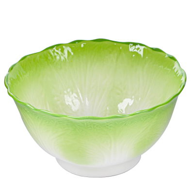 陶瓷碗家用米饭碗大号釉下彩2025新款吃饭喝汤碗高颜值白菜碗餐具