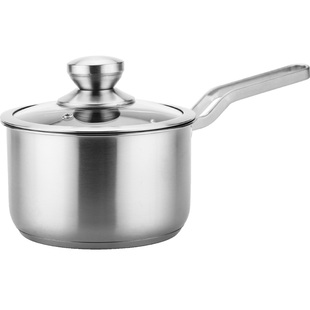 316小奶锅德国304不锈钢汤锅婴儿宝宝热奶辅食锅泡面锅14/16/18cm