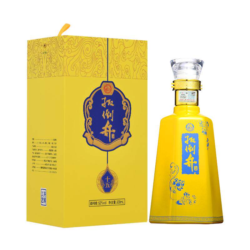 白酒52度扳倒井十五500ml*6瓶浓香型