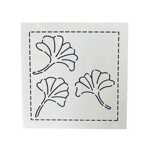 刺子绣图案模板全套38张12x12cm茶席茶垫刺绣模板可重复使用