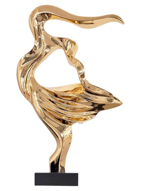 现代轻奢抽象人物摆件玄关装饰