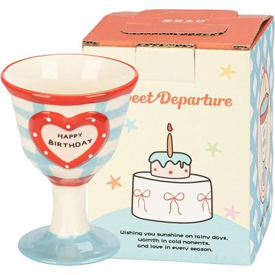 摩登主妇高脚杯甜品杯子家用水杯