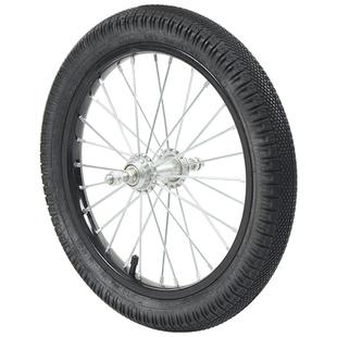 儿童自行车车圈铝圈钢圈12/14/16/18/20寸前轮后轮组车轮轮胎配件