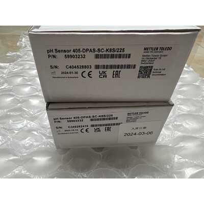 议价Mettler-Toledo梅特勒PH电极405-DPAS-SC-K8S/225  P/N:59903