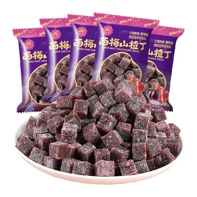 菲尝心动西梅山楂丁500g×1袋棒