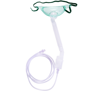 秝客气切雾化面罩气管切开吸氧湿化面罩两用型家用医疗无菌喉罩