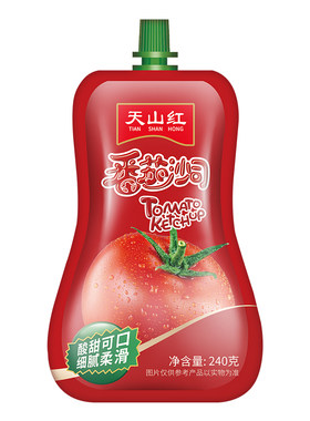 天山红番茄沙司240g挤挤小袋装