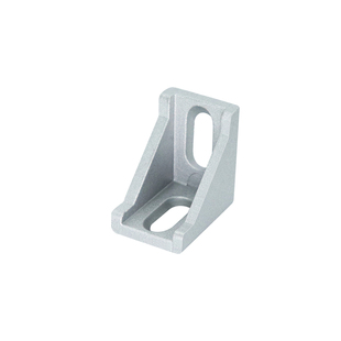 工业铝型材配件2028角码国欧标铝合金型材组合连接角件固定件黑色