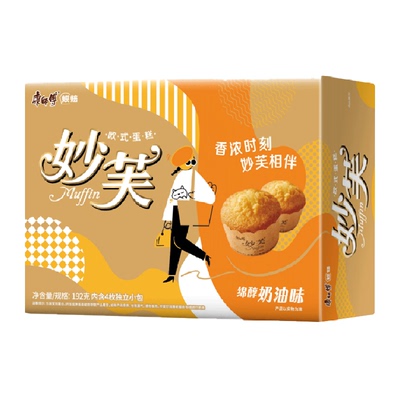 康师傅妙芙蛋糕192g×1盒×1组
