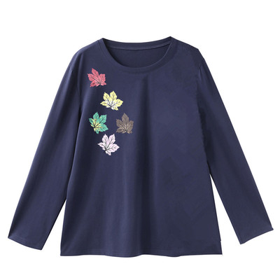 纯棉t恤中老年长袖纯棉t恤200斤