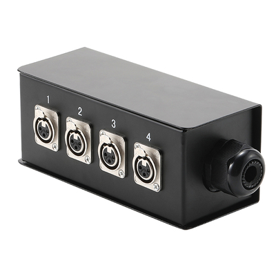 舞台演出4/8路TRS/XLR接线盒移动