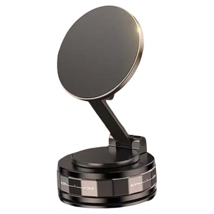 新款车载手机支架磁吸支架折叠真空吸支架旋转折叠支架硅胶大吸盘