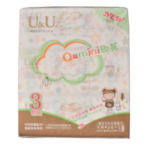 U&U抑菌印花抽纸134抽3层纸巾