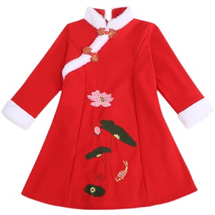 拉丁舞服女童秋冬拉丁舞比赛规定服拉丁舞练功服拉丁演出服女童