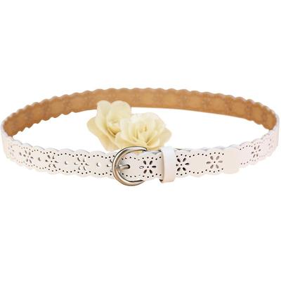 镂空女士针扣真皮宽皮带百搭裤带