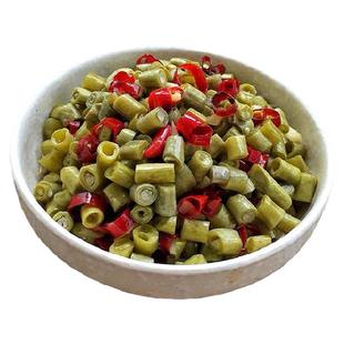 湖南省湘西土家族特产瓶装酸豆角农家自制原味泡菜泡豇豆酸辣椒菜
