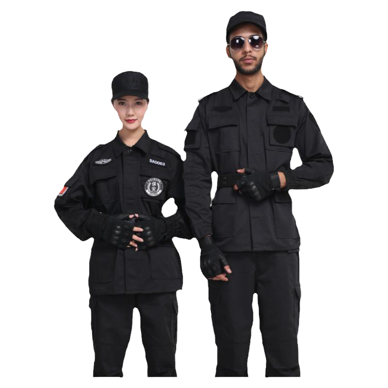 冬季保安制服工作服男网格作训服