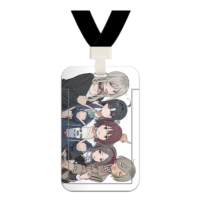 二次元动漫哭泣少女乐队的呐喊初中小学生证校园公交地铁银行卡套