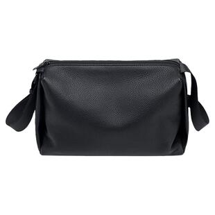 简约真皮单肩包男款高级感通勤包2024新款男士背包斜挎休闲男包包