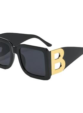 2021方框大框防紫外线个性女士