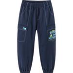 巴拉巴拉儿童运动裤男童女童加绒裤子秋冬款童装中大童长裤休闲裤